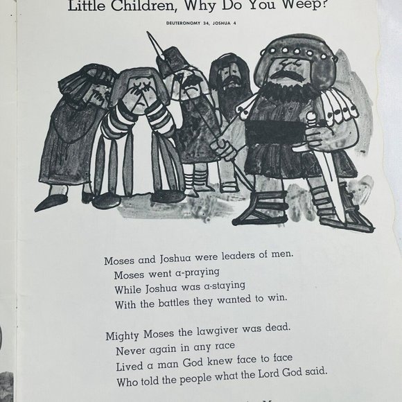 Day The Sun Stood Still Nursery Rhyme Bible Stories Wilma L Shaffer Vintage Book - Picture 6 of 10